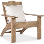 Hooker Furniture Vineyard Row 33" Wide Wood Framed Chair with Polyester Cushion Sonoma / White Zin