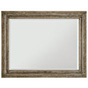 Hooker Furniture La Grange 38" W x 48" H Rectangular Wood Framed Bathroom Mirror Washed Medium