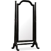 Hooker Furniture Americana 38"W x 72-1/4"H Rectangular Beveled Framed Full Length Mirror Americana Molasses