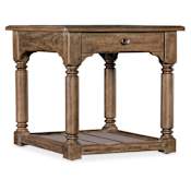 Hooker Furniture Americana 30" Square Oak Table Honey