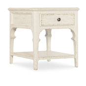 Hooker Furniture Americana 30" Square Oak Table Daisy / Antique Bronze