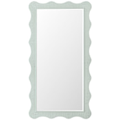 Hooker Furniture Commerce and Market 42-1/4" Wide x 80"Height Rectangular Flat Full Length Mirror Blue-Green