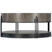 Hooker Furniture Skyline 41" Wide Wood Top Acacia and Metal Coffee Table Dark Wood