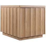 Hooker Furniture Commerce and Market 24" Wide Oak and Wood Veneer Table Light Natural