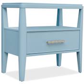 Hooker Furniture Commerce and Market Sola 30" Wide One-Drawer Nightstand Blue