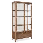 Hooker Furniture Eleana 44" Wide Display Cabinet Light Caramel / Sunlight Bronze / Beige