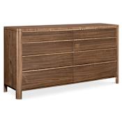 Hooker Furniture Eleana 72" Wide Eight Drawer Dresser Light Caramel / Sunlight Bronze