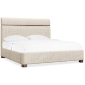 Hooker Furniture Eleana 64" Wide Upholstered Queen Panel Bed Light Caramel / Hanalei Oat
