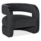 Hooker Furniture CC 30" Wide Fabric Accent Chair Charred Black
