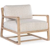 Hooker Furniture Moraine 31" Wide Wood Framed Cotton and Polyester Accent Chair Dune