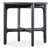 Hooker Furniture Harlow 24" Diameter Mahogany End Table Black