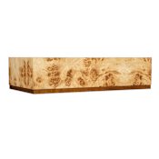 Hooker Furniture Auberon 62" Wide Wood Coffee Table Light Natural Burl