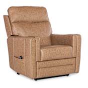 Hooker Furniture Thyme 42" Wide Leather Recliner Chair Seville Fawn