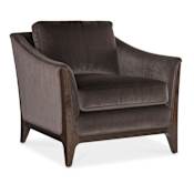 Hooker Furniture Sophia 34" Wide Fabric Accent Chair Merrimack Mink / Caviar