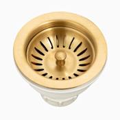 Houzer 3-1/2" Basket Strainer Antique Copper