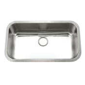 Houzer Eston 32-3/8" Undermount Single Basin Stainless Steel Kitchen Sink Stainless Steel
