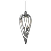 Hubbardton Forge Amulet 8" Wide Mini Pendant Black
