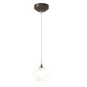 Hubbardton Forge Ume 6" Wide Mini Pendant Bronze