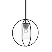 Hubbardton Forge Interlude 12" Wide Pendant Black