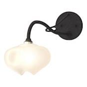 Hubbardton Forge Ume 11" Tall Wall Sconce Black