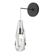 Hubbardton Forge Luma 12" Tall LED Wall Sconce Black