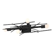 Hubbardton Forge Brindille 4 Light 11" Tall LED Wall Sconce Black
