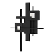 Hubbardton Forge Planar 27" Tall Wall Sconce Black