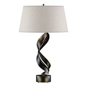 Hubbardton Forge Folio 26" Tall Buffet Table Lamp Oil Rubbed Bronze / Flax