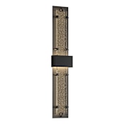Hubbardton Forge Ursa 51" Tall LED Outdoor Wall Sconce Coastal Black