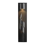Hubbardton Forge Flux 23" Tall Outdoor Wall Sconce Coastal Black