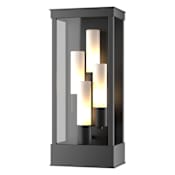 Hubbardton Forge Portico 4 Light 23" Tall Outdoor Wall Sconce Coastal Black