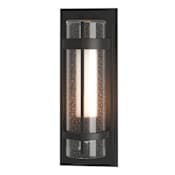Hubbardton Forge Torch 26" Tall Outdoor Wall Sconce Coastal Black