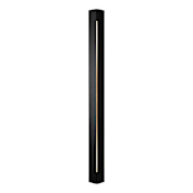 Hubbardton Forge Gallery 2 Light 60" Tall Outdoor Wall Sconce Coastal Black / White Acrylic