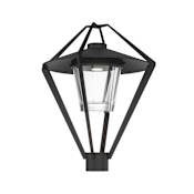 Hubbardton Forge Stellar 22" Tall Post Light Coastal Black