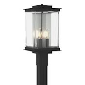Hubbardton Forge Kingston 4 Light 20" Tall Post Light Coastal Black