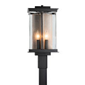Hubbardton Forge Kingston 4 Light 20" Tall Post Light Coastal Black