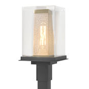 Hubbardton Forge Polaris 18" Tall LED Post Light Coastal Black