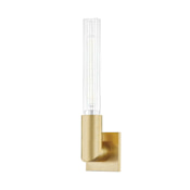 Hudson Valley Lighting Asher 17" Tall Wall Sconce Aged Brass
