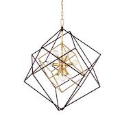 Hudson Valley Lighting Roundout 9 Light 26" Wide Abstract Chandelier Aged Brass