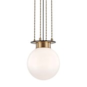 Hudson Valley Lighting Gunther Single Light 11" Wide Pendant Aged Old Bronze