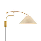 Hudson Valley Lighting Sylva 21" Tall Wall Sconce Aged Brass