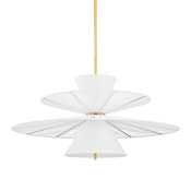 Hudson Valley Lighting Esperance 2 Light 42" Wide Chandelier Aged Brass