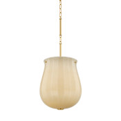 Hudson Valley Lighting Nevins 14" Wide Pendant Aged Brass