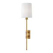 Hudson Valley Lighting Fredonia Single Light 23" Tall Wall Sconce Aged Brass