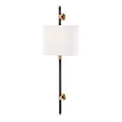 Hudson Valley Lighting Bowery 2 Light 34" Tall Wall Sconce Aged Old Bronze