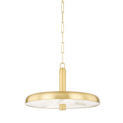 Hudson Valley Lighting Reynolds 20" Wide 2700K LED Pendant Aged Brass