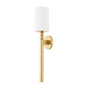 Hudson Valley Lighting Lakeport 25" Tall Wall Sconce Aged Brass