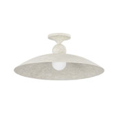 Hudson Valley Lighting Teelin 20" Wide Semi-flush Ceiling Fixture Limewash Plaster