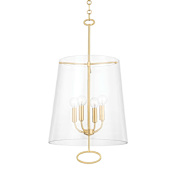 Hudson Valley Lighting James 4 Light 15" Wide Pendant Aged Brass