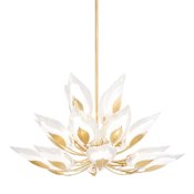 Hudson Valley Lighting Blossom 20 Light 41" Wide Multi Light Pendant Gold Leaf